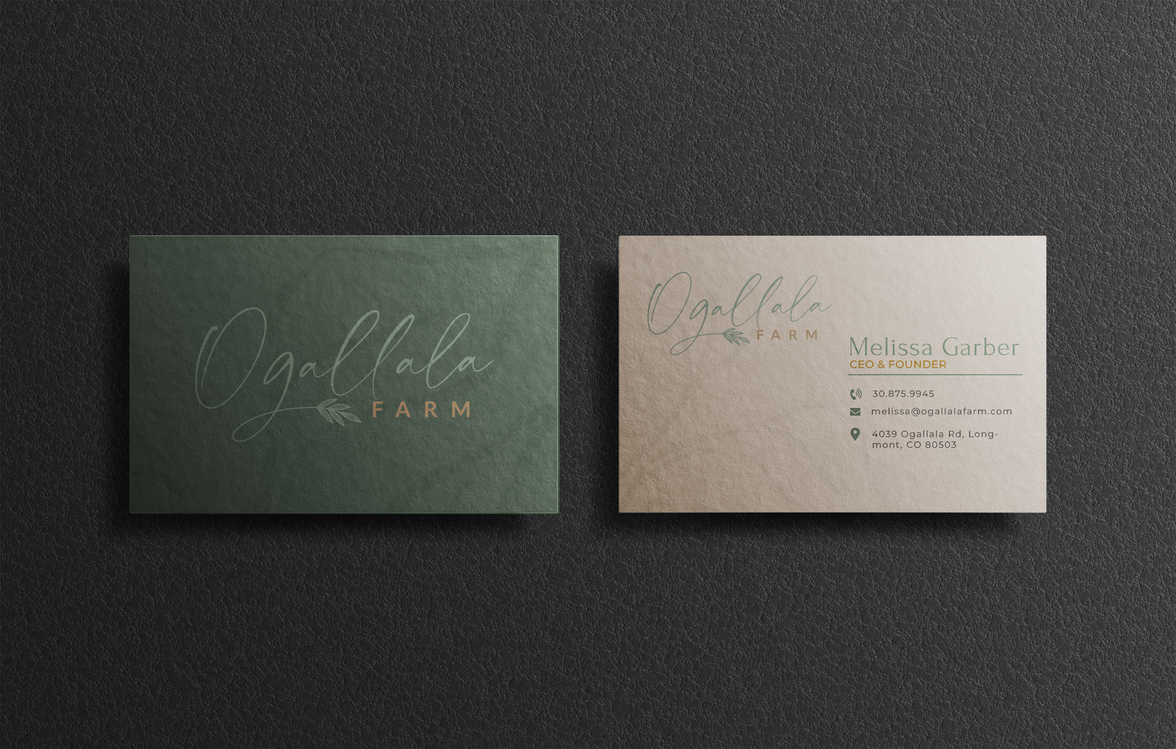 Design de Carte de Visite par AP Creatives pour Ogallala Farm, LLC | Design #29788761