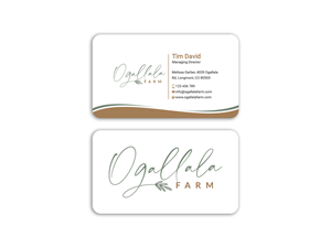 Business Card Design by Expert Bappy for Ogallala Farm, LLC | Design: #29790530