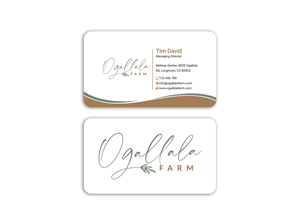 Business Card Design by Expert Bappy for Ogallala Farm, LLC | Design: #29790531