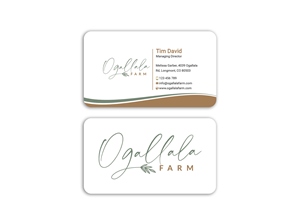 Business Card Design by Expert Bappy for Ogallala Farm, LLC | Design: #29790533