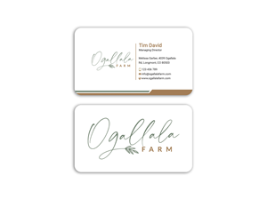 Business Card Design by Expert Bappy for Ogallala Farm, LLC | Design: #29790535