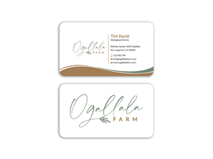 Business Card Design by Expert Bappy for Ogallala Farm, LLC | Design: #29790537
