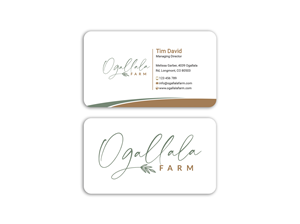 Business Card Design by Expert Bappy for Ogallala Farm, LLC | Design: #29790540