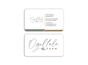 Business Card Design by Expert Bappy for Ogallala Farm, LLC | Design: #29790543