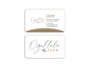 Business Card Design by Expert Bappy for Ogallala Farm, LLC | Design: #29790544