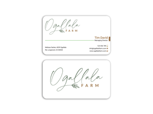 Business Card Design by Expert Bappy for Ogallala Farm, LLC | Design: #29793258
