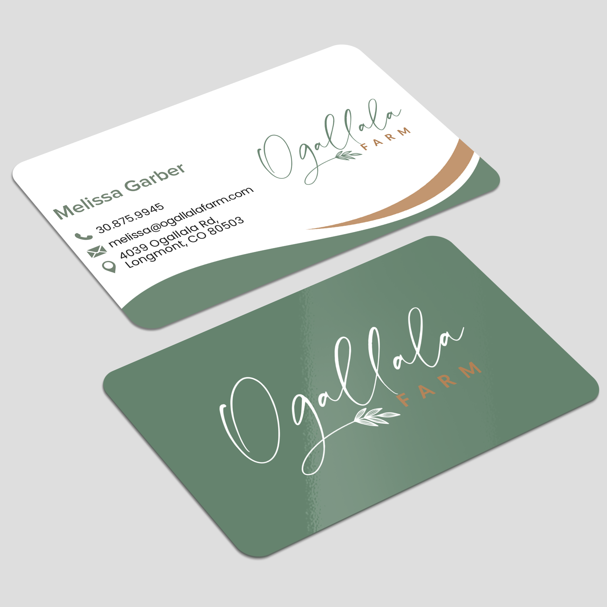 Business Card Design by WellDesign for Ogallala Farm, LLC | Design #29795518