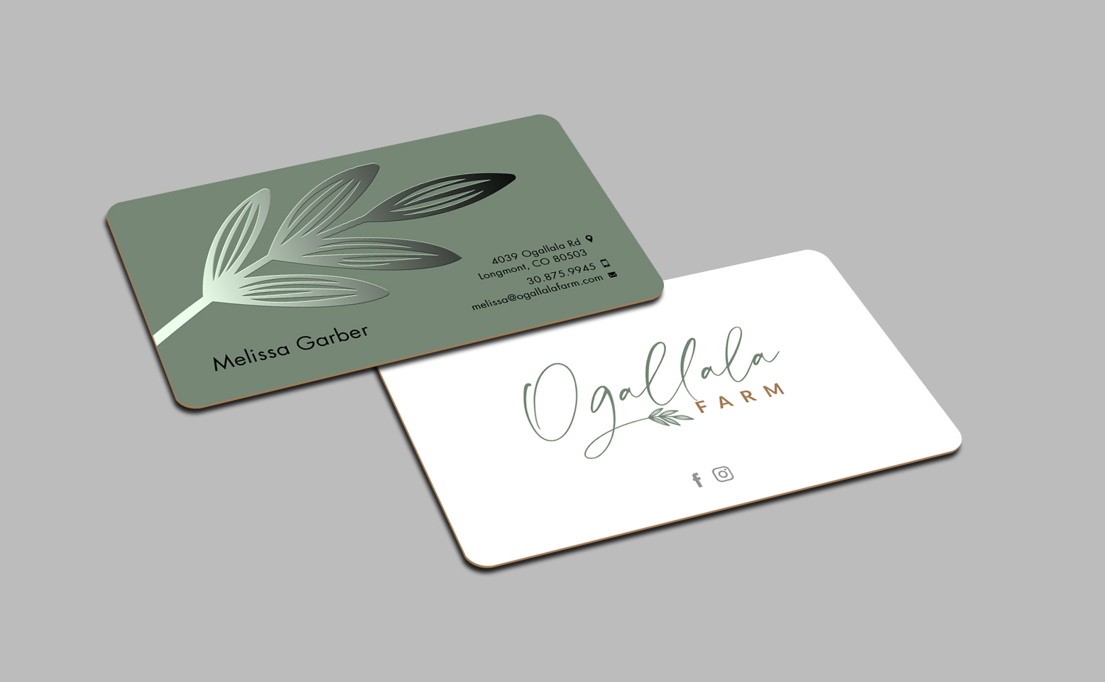 Diseño de Tarjeta de Presentación por Sun Moon Graphic Designer para Ogallala Farm, LLC | Diseño #29810707