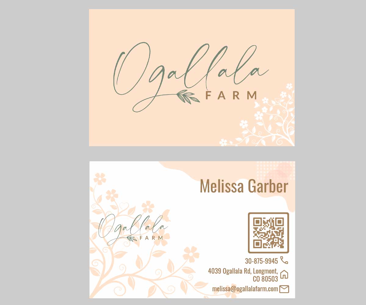 Diseño de Tarjeta de Presentación por GM Arts para Ogallala Farm, LLC | Diseño #29817257