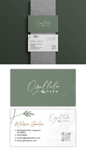 Business Card Design by ArtHive for Ogallala Farm, LLC | Design: #29787449