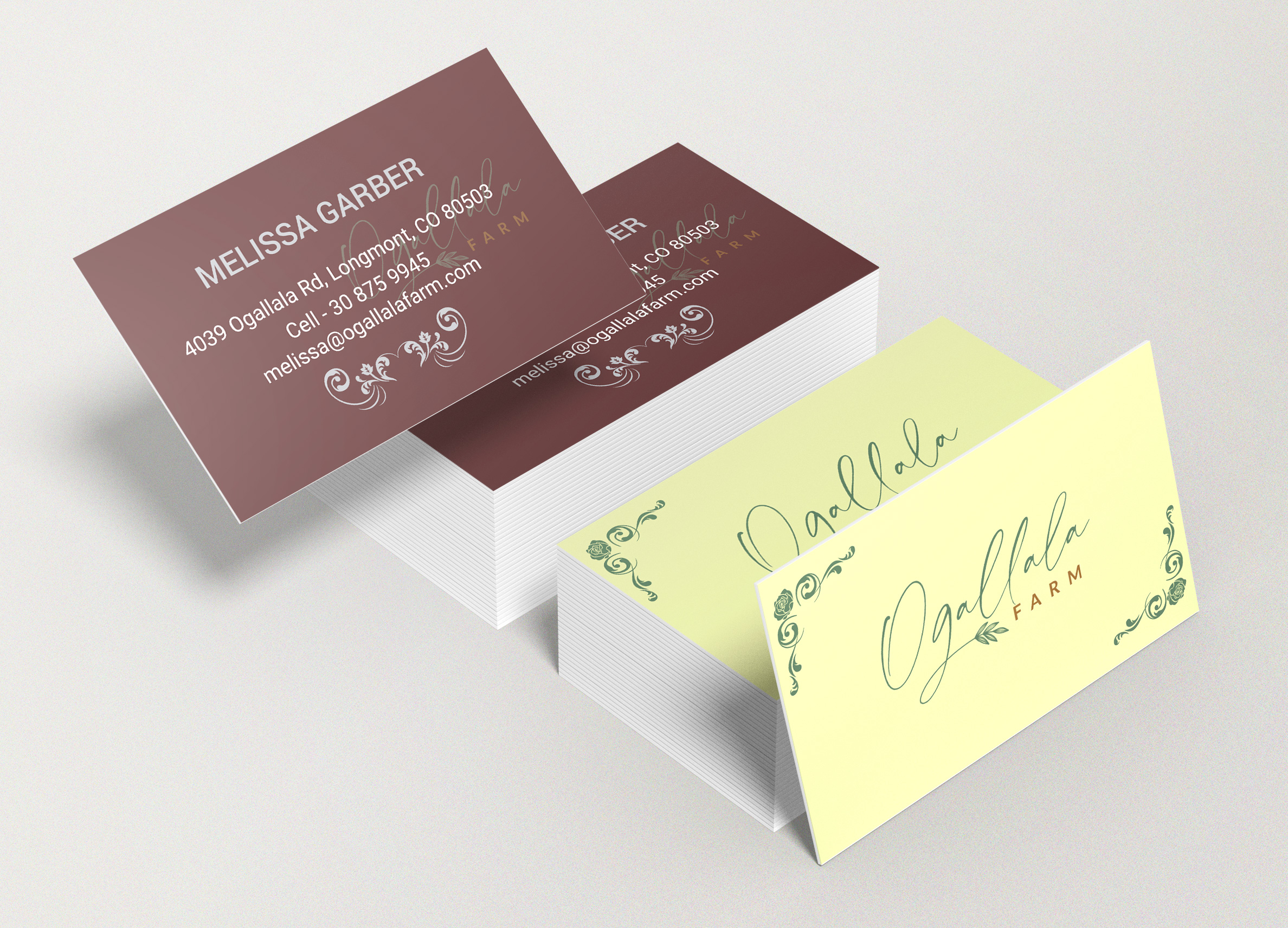 Visitenkarten-Design von RNP Design für Ogallala Farm, LLC | Design #29788721