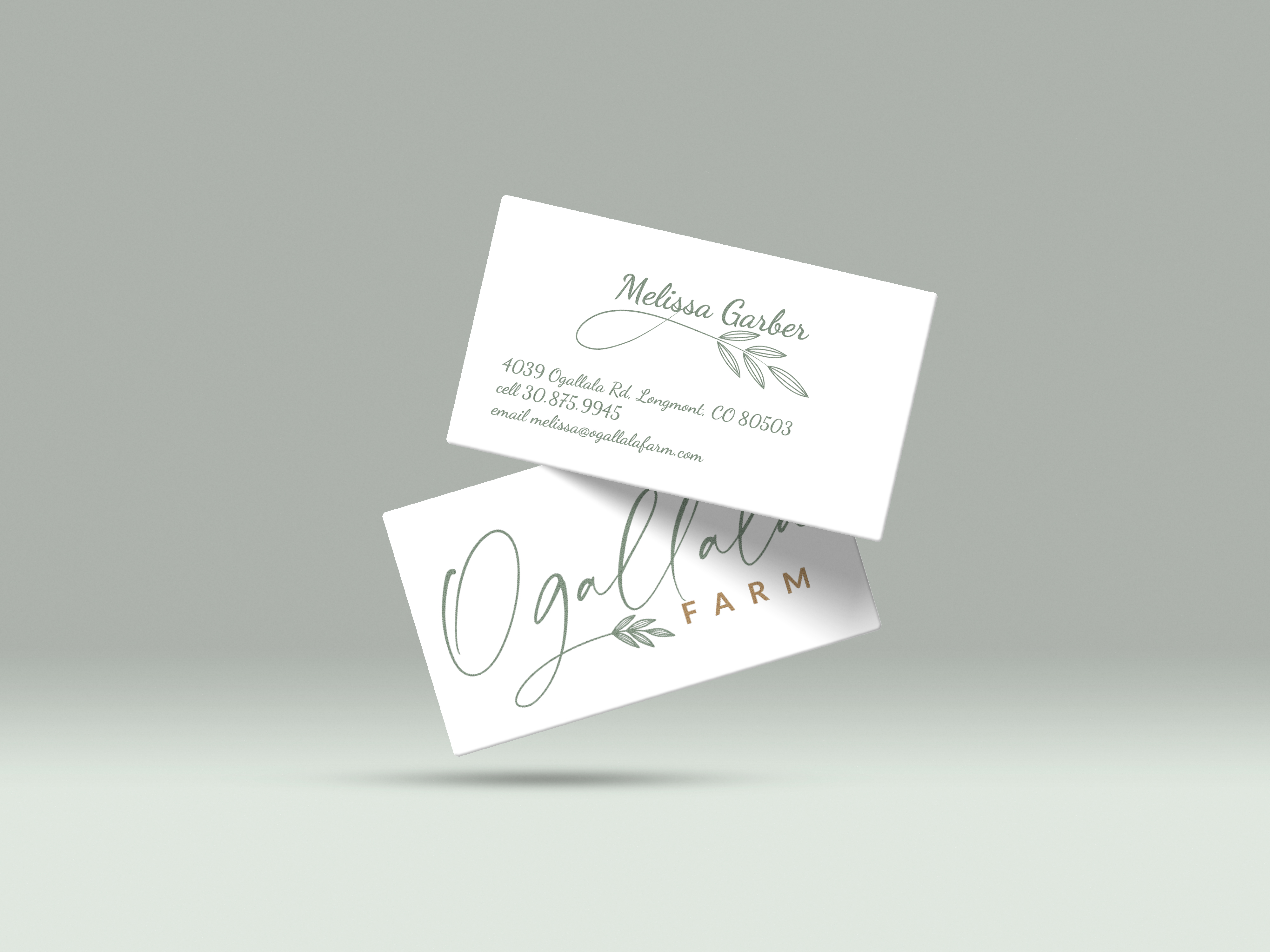 Business Card Design by alessandra.petrova for Ogallala Farm, LLC | Design #29800288