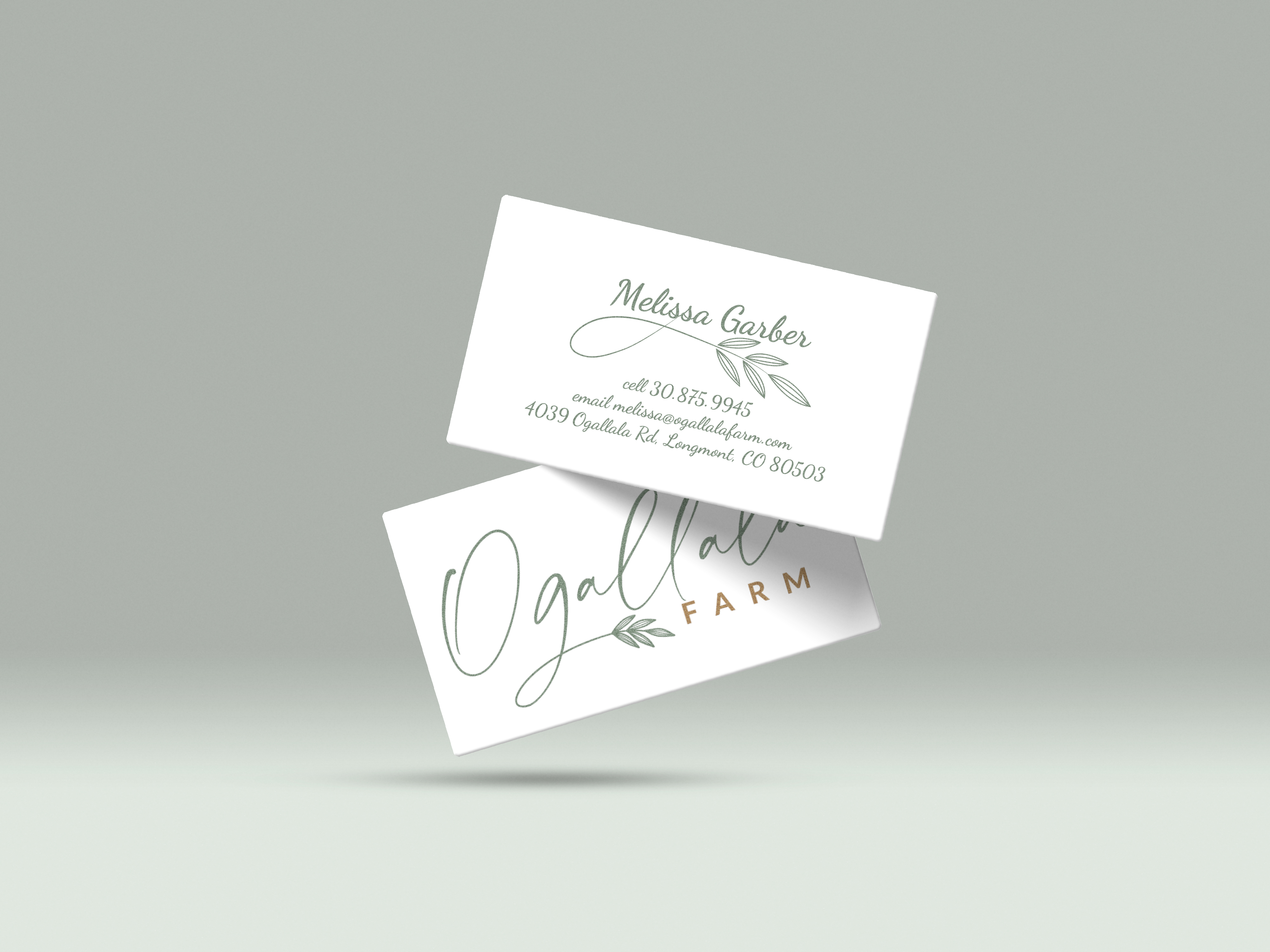 Business Card Design by alessandra.petrova for Ogallala Farm, LLC | Design #29800291