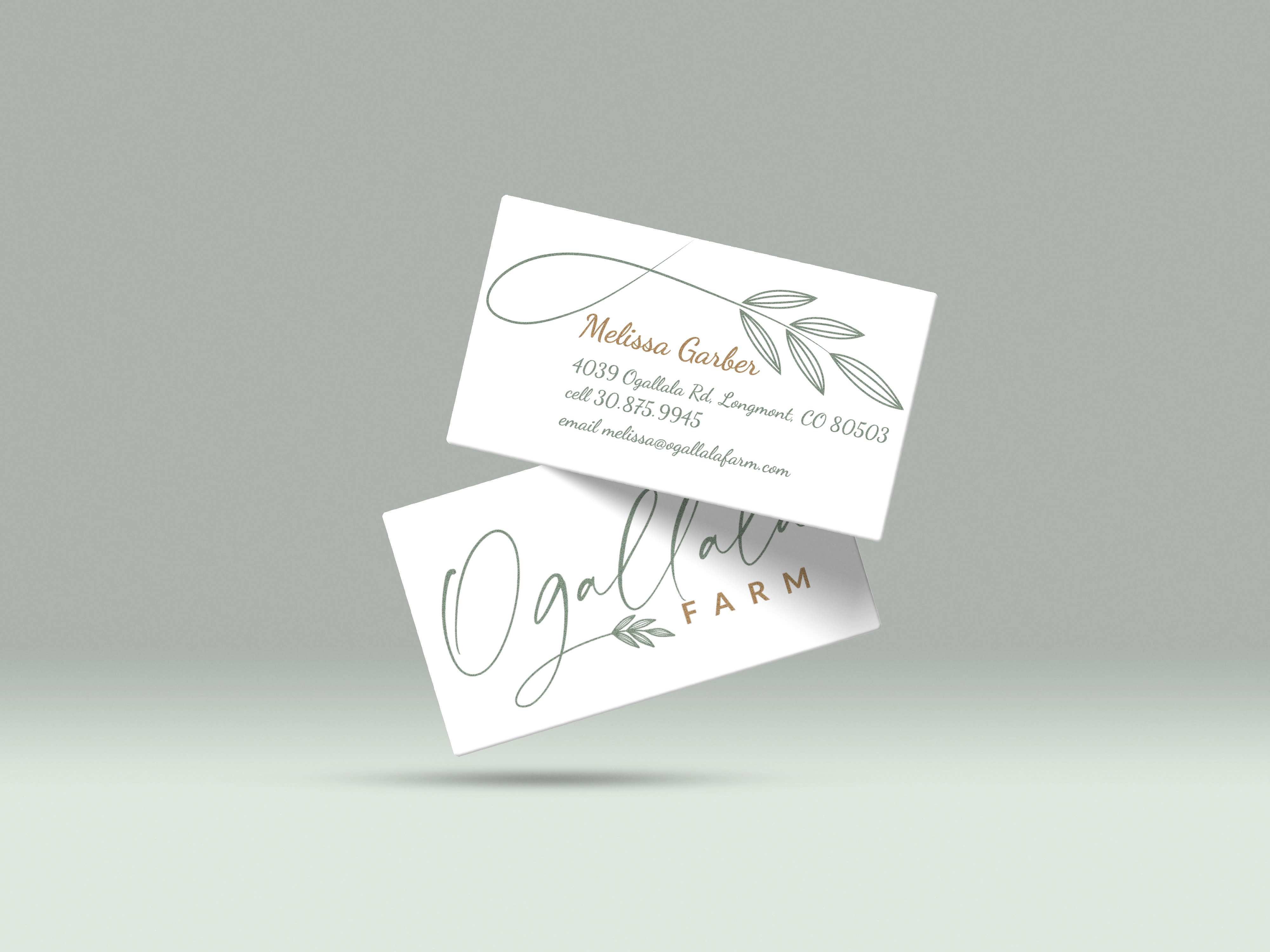 Business Card Design by alessandra.petrova for Ogallala Farm, LLC | Design #29800292