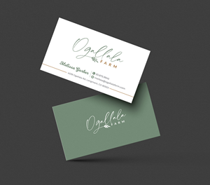 Business Card Design by artbitin for Ogallala Farm, LLC | Design: #29788573