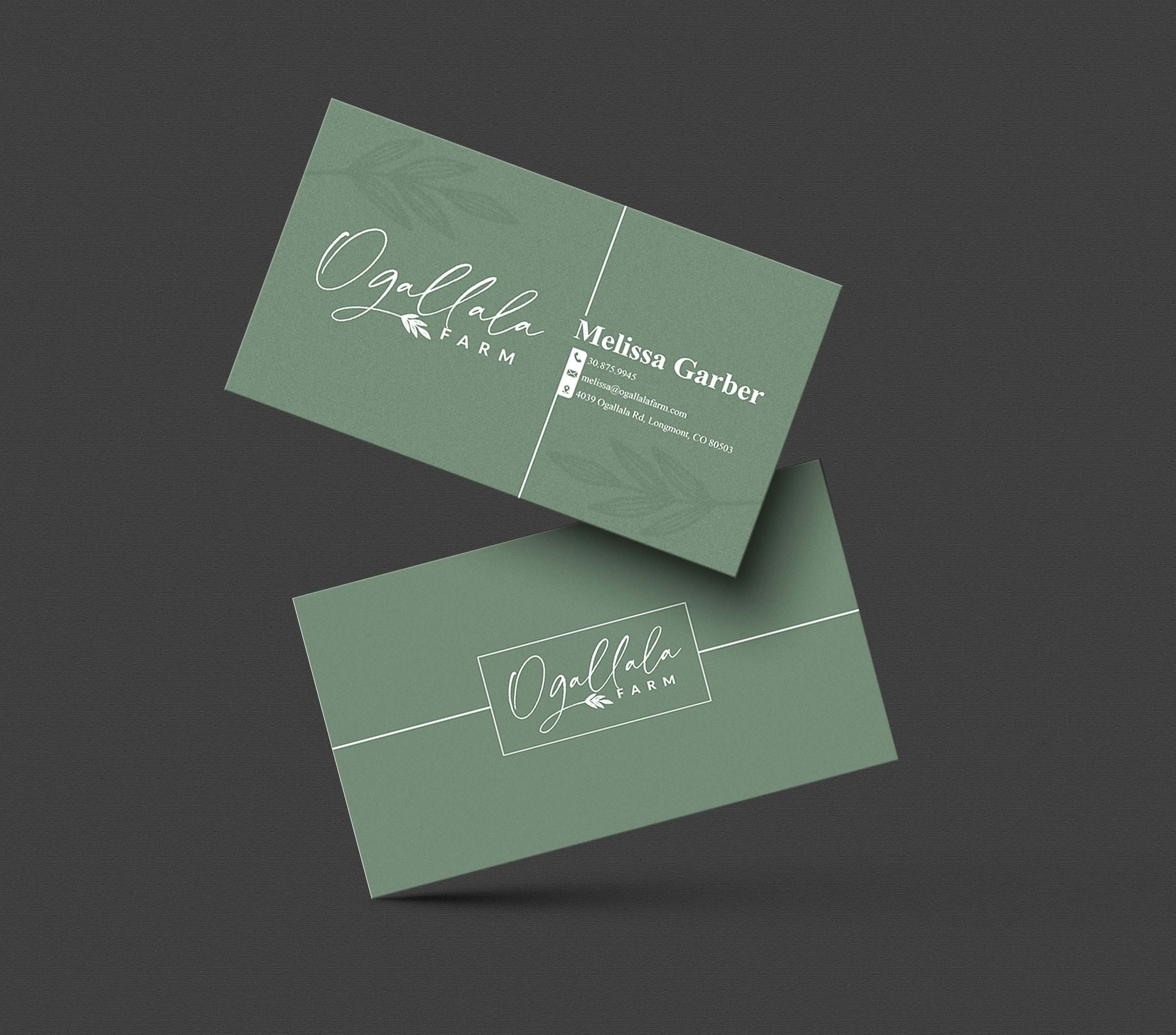 Business Card Design by artbitin for Ogallala Farm, LLC | Design #29788576