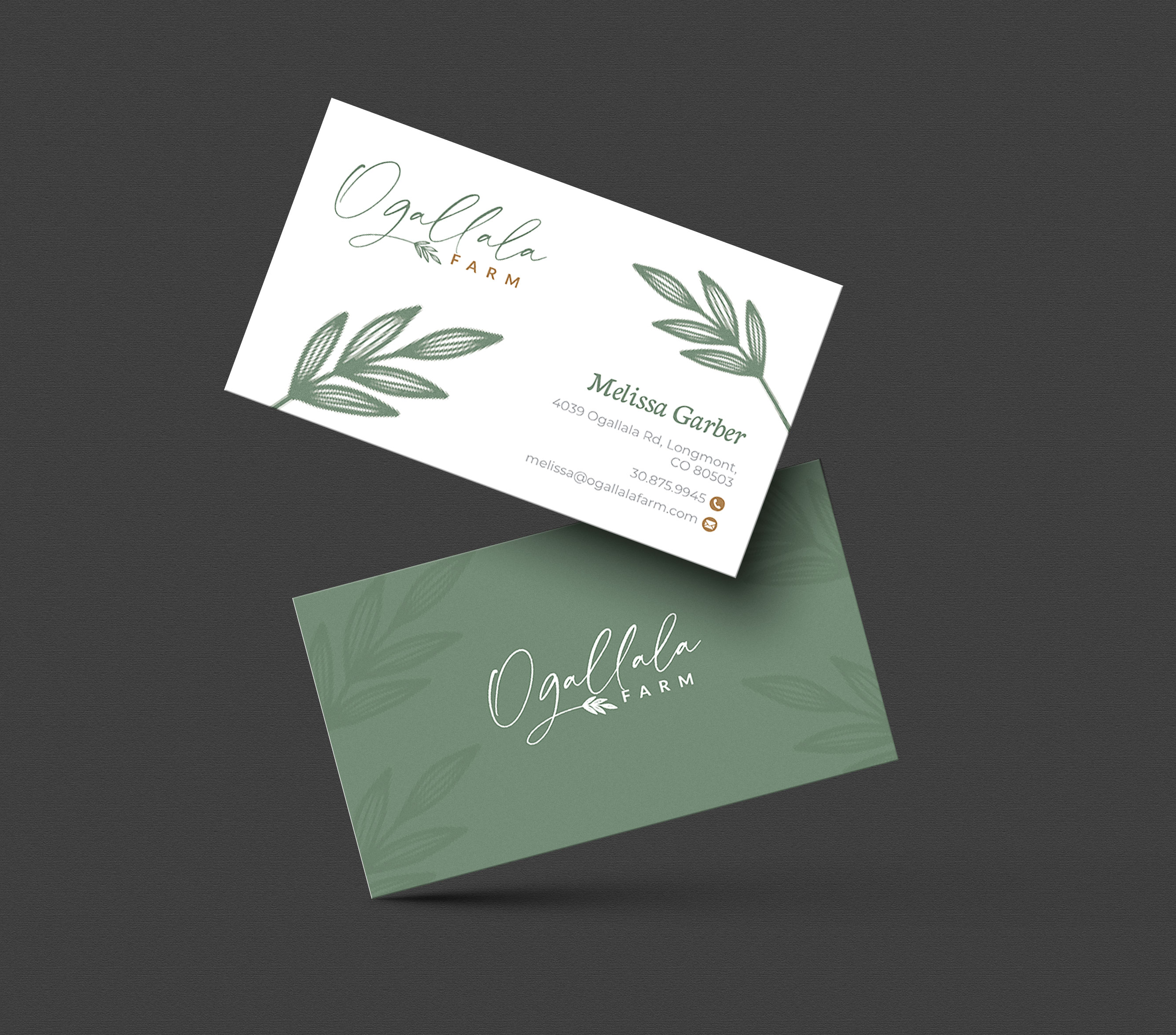 Business Card Design by artbitin for Ogallala Farm, LLC | Design #29788577