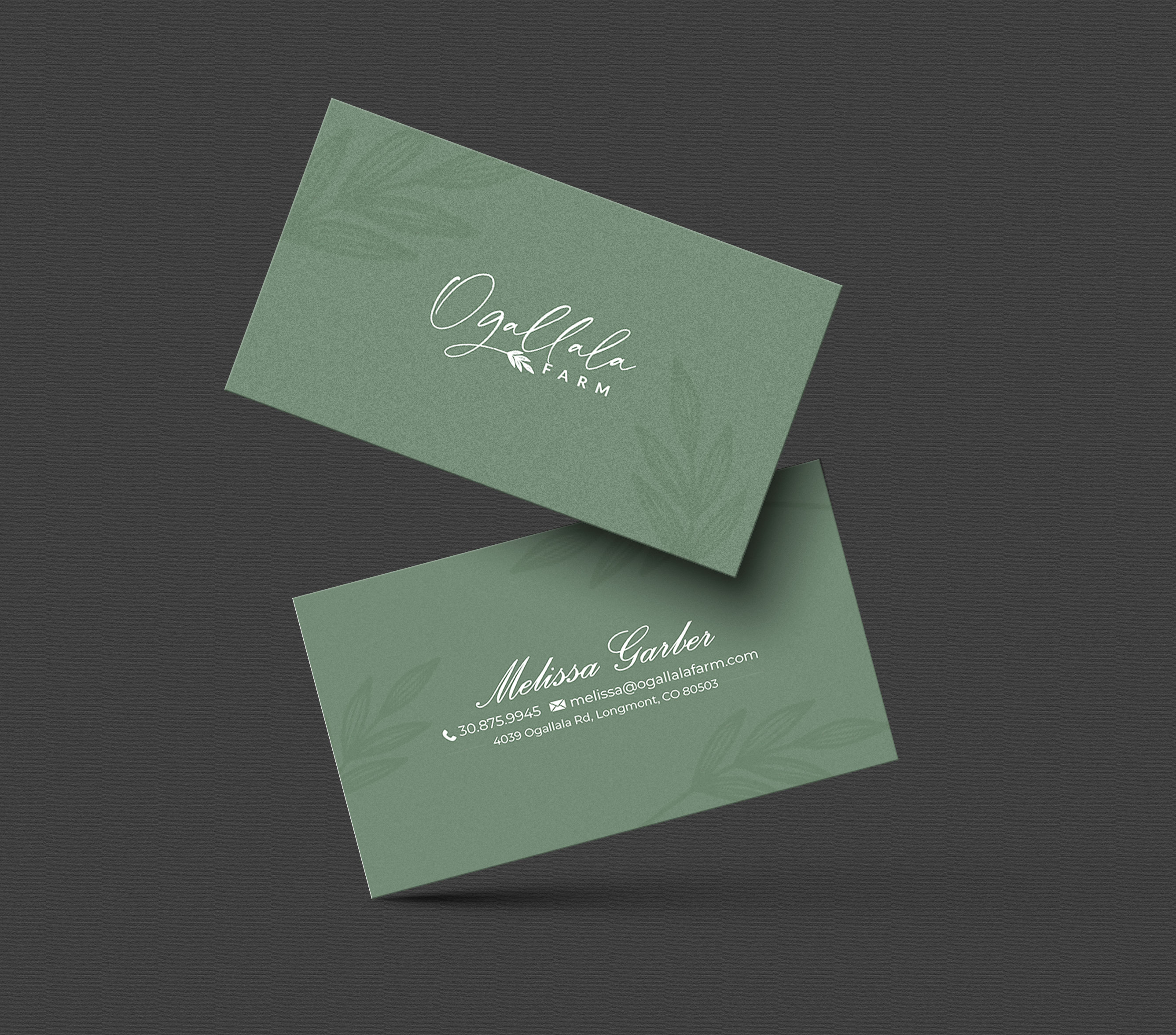 Business Card Design by artbitin for Ogallala Farm, LLC | Design #29788579