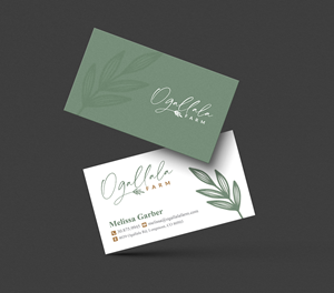 Business Card Design by artbitin for Ogallala Farm, LLC | Design: #29788580