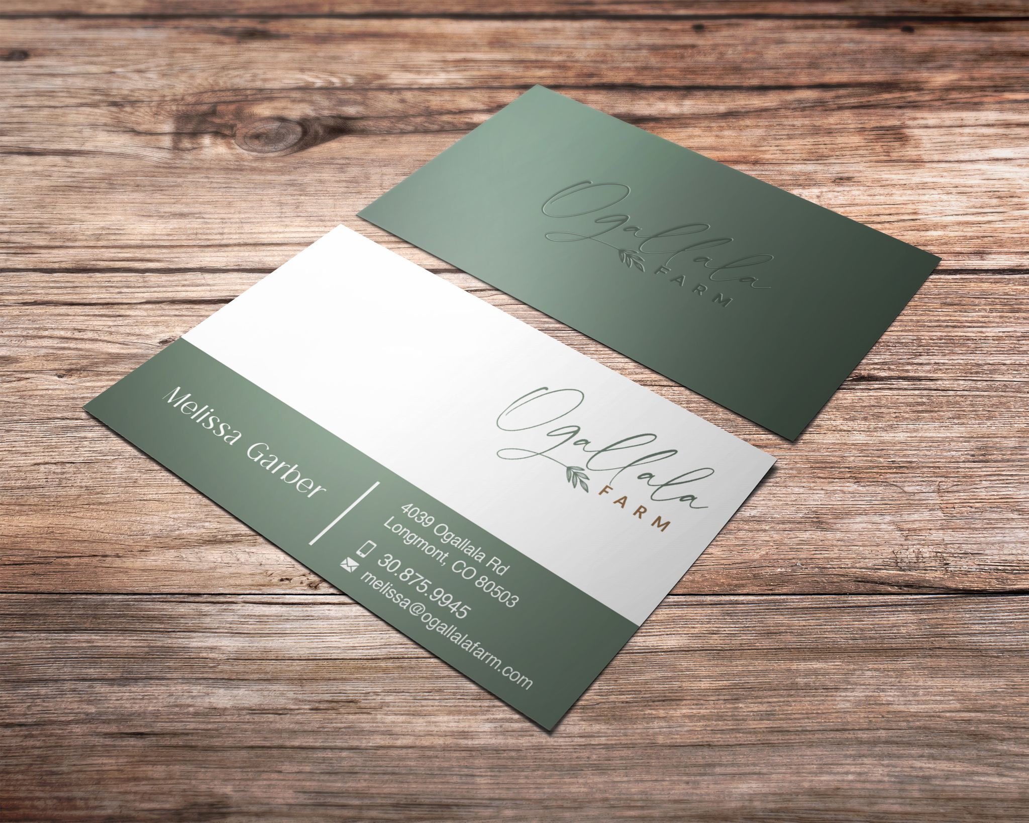 Design de Carte de Visite par Verified artistry pour Ogallala Farm, LLC | Design #29816058