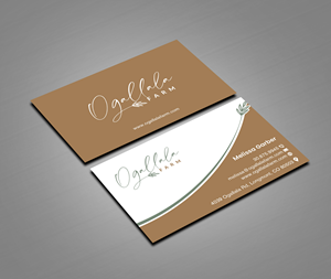 Visitenkarten-Design von Creations Box 2015 für Ogallala Farm, LLC | Design #29795145