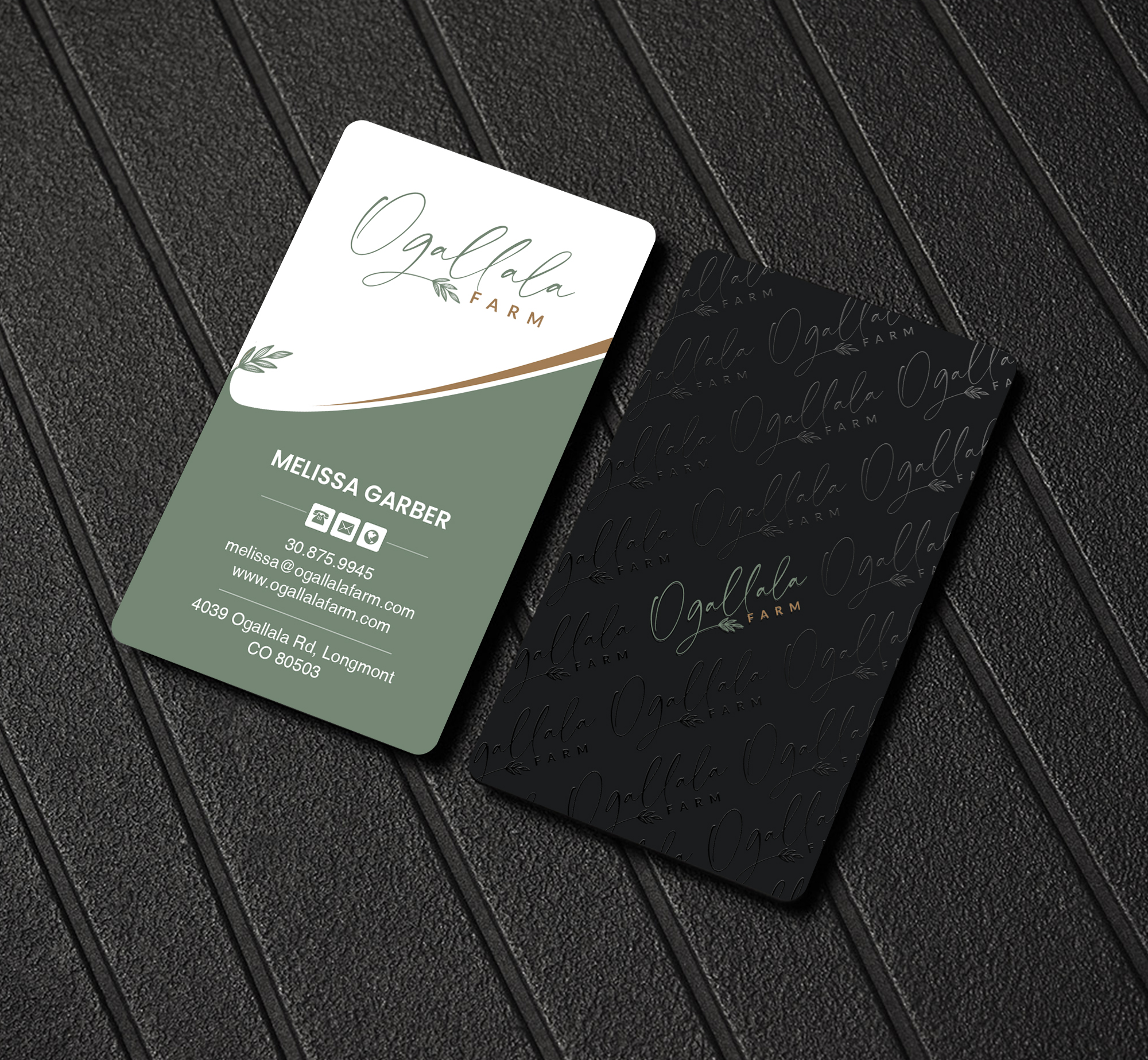 Business Card Design by Creations Box 2015 for Ogallala Farm, LLC | Design #29795766