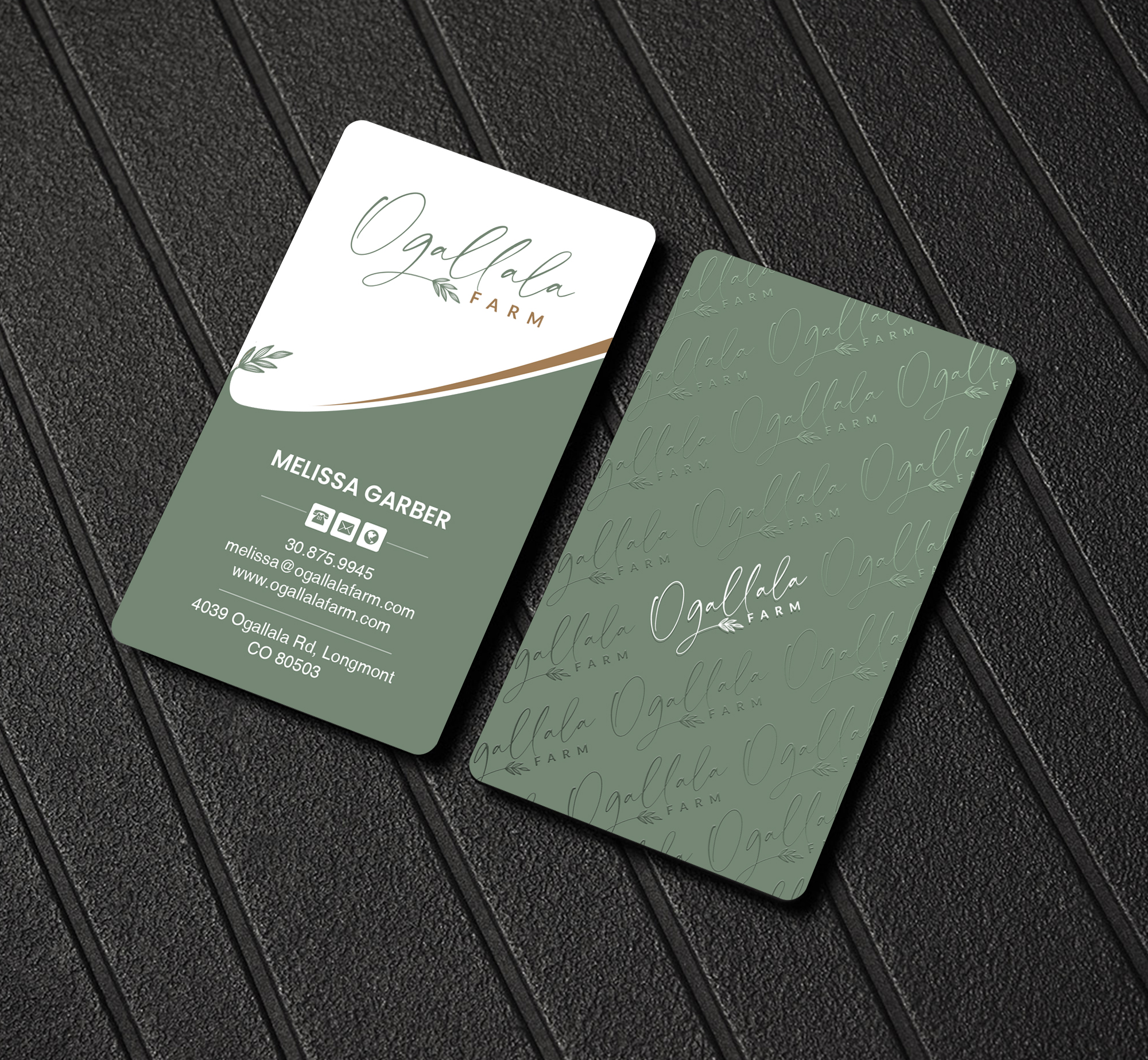 Business Card Design by Creations Box 2015 for Ogallala Farm, LLC | Design #29795767