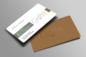 Business Card Design by Creations Box 2015 for Ogallala Farm, LLC | Design: #29796621