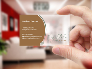 Business Card Design by Creations Box 2015 for Ogallala Farm, LLC | Design: #29799482