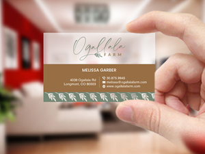 Business Card Design by Creations Box 2015 for Ogallala Farm, LLC | Design: #29799483