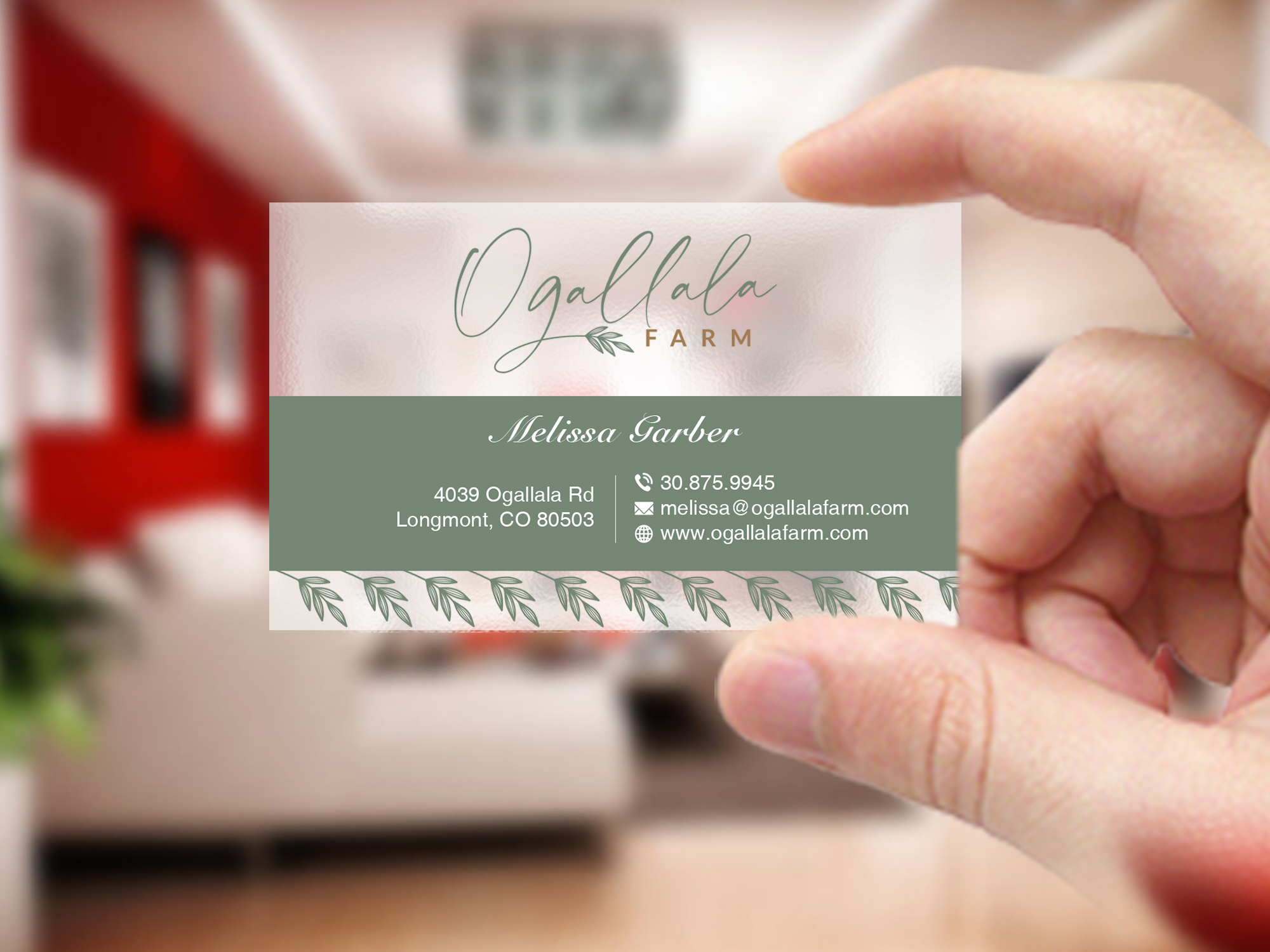 Business Card Design by Creations Box 2015 for Ogallala Farm, LLC | Design #29799484