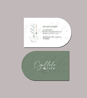 Business Card Design by Creations Box 2015 for Ogallala Farm, LLC | Design: #29799485