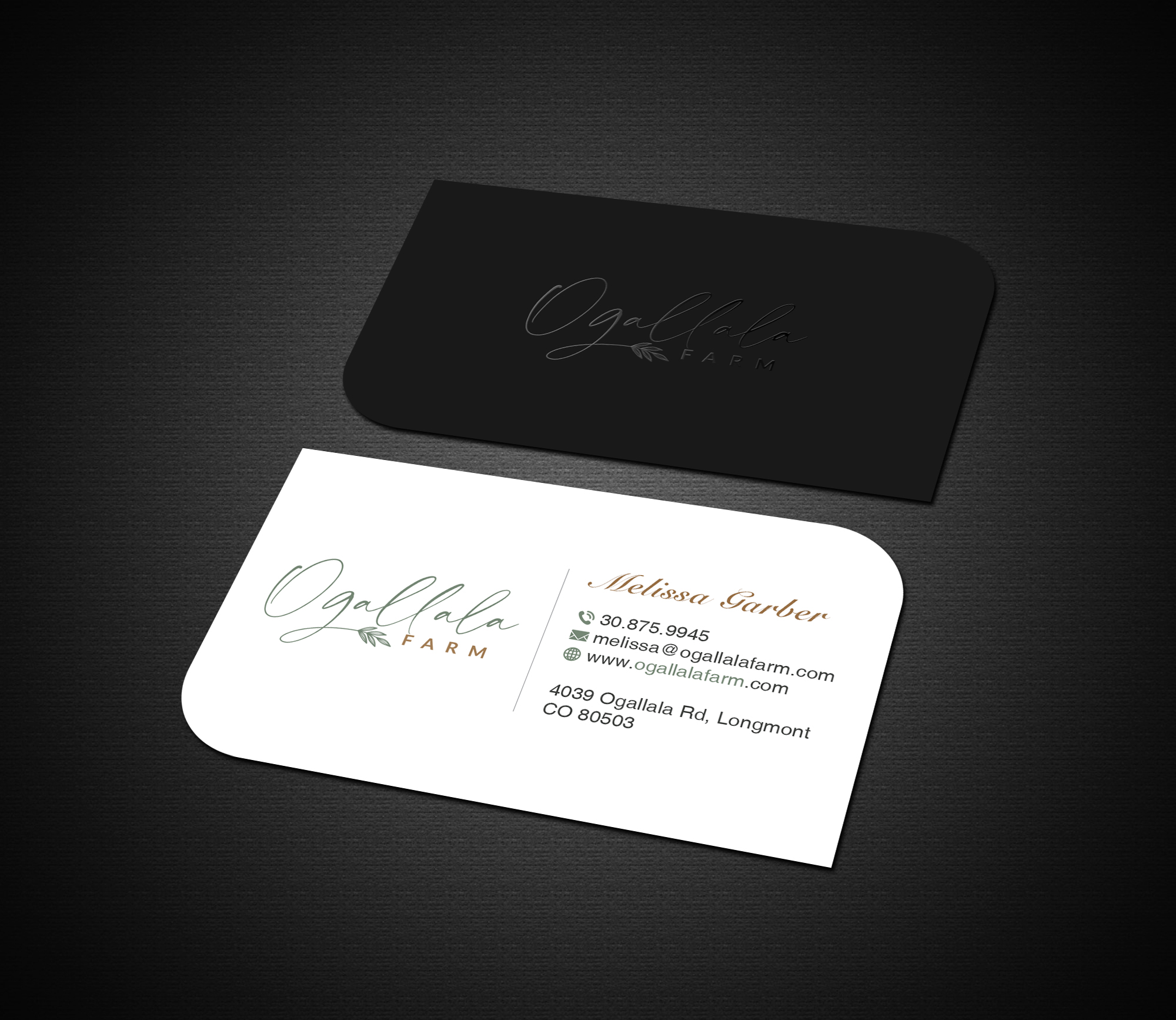 Business Card Design by Creations Box 2015 for Ogallala Farm, LLC | Design #29799487