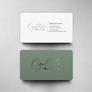 Business Card Design by chandrayaan.creative for Ogallala Farm, LLC | Design: #29788043