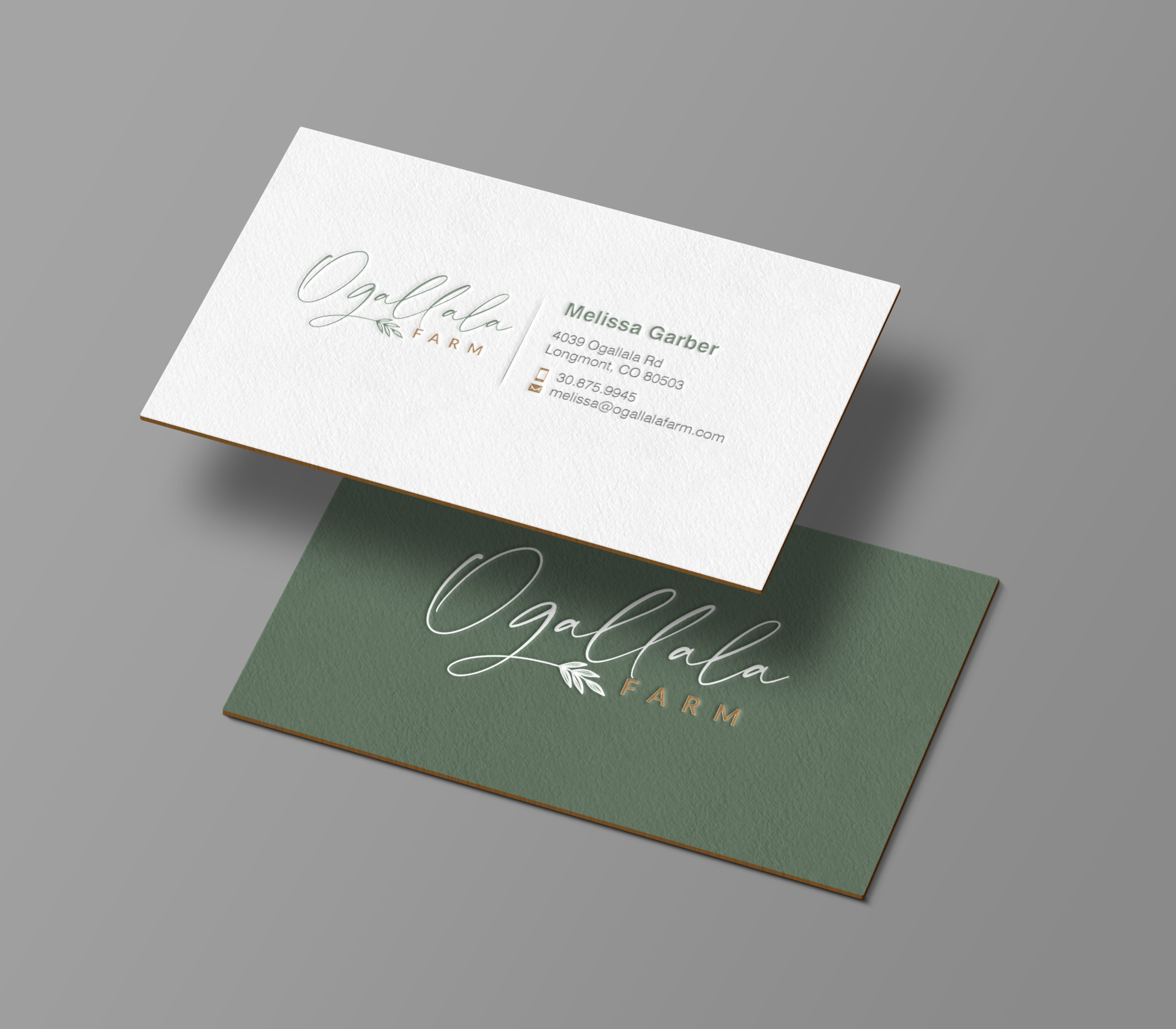 Business Card Design by chandrayaan.creative for Ogallala Farm, LLC | Design #29788103
