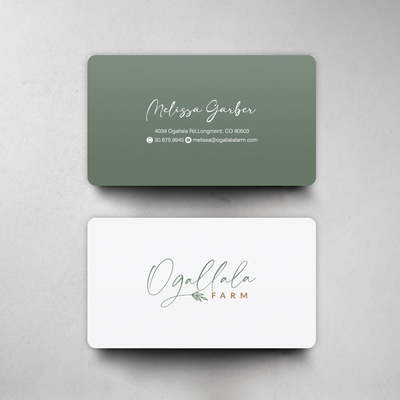Business Card Design by chandrayaan.creative for Ogallala Farm, LLC | Design #29788157