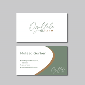 Business Card Design by objects