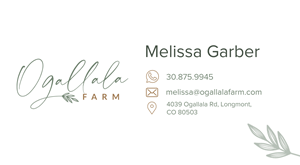 Business Card Design by Teco Studio for Ogallala Farm, LLC | Design: #29790342