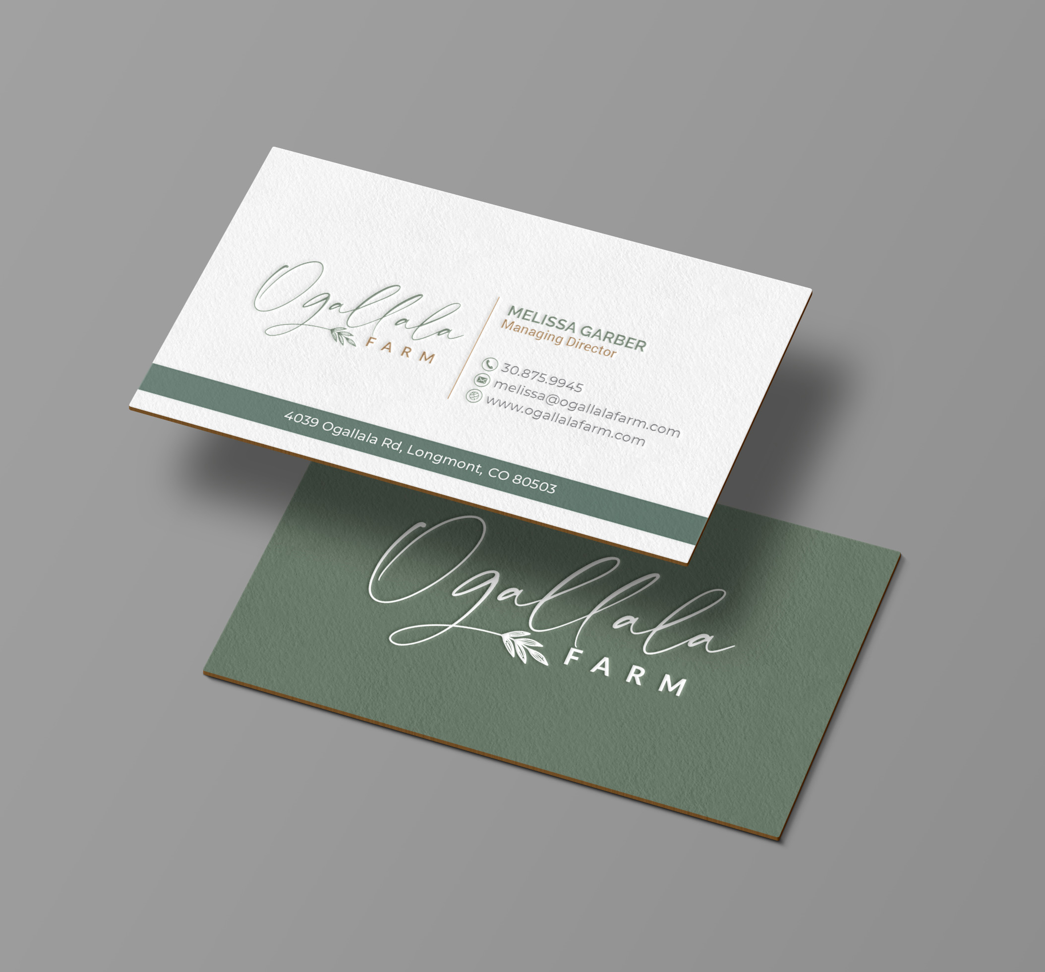 Visitenkarten-Design von R.design für Ogallala Farm, LLC | Design #29787206