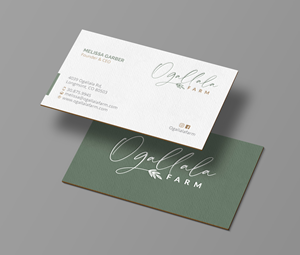 Business Card Design by R.design for Ogallala Farm, LLC | Design: #29787325