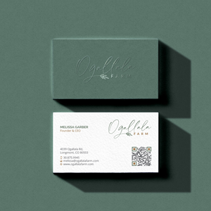 Business Card Design by R.design for Ogallala Farm, LLC | Design: #29787398