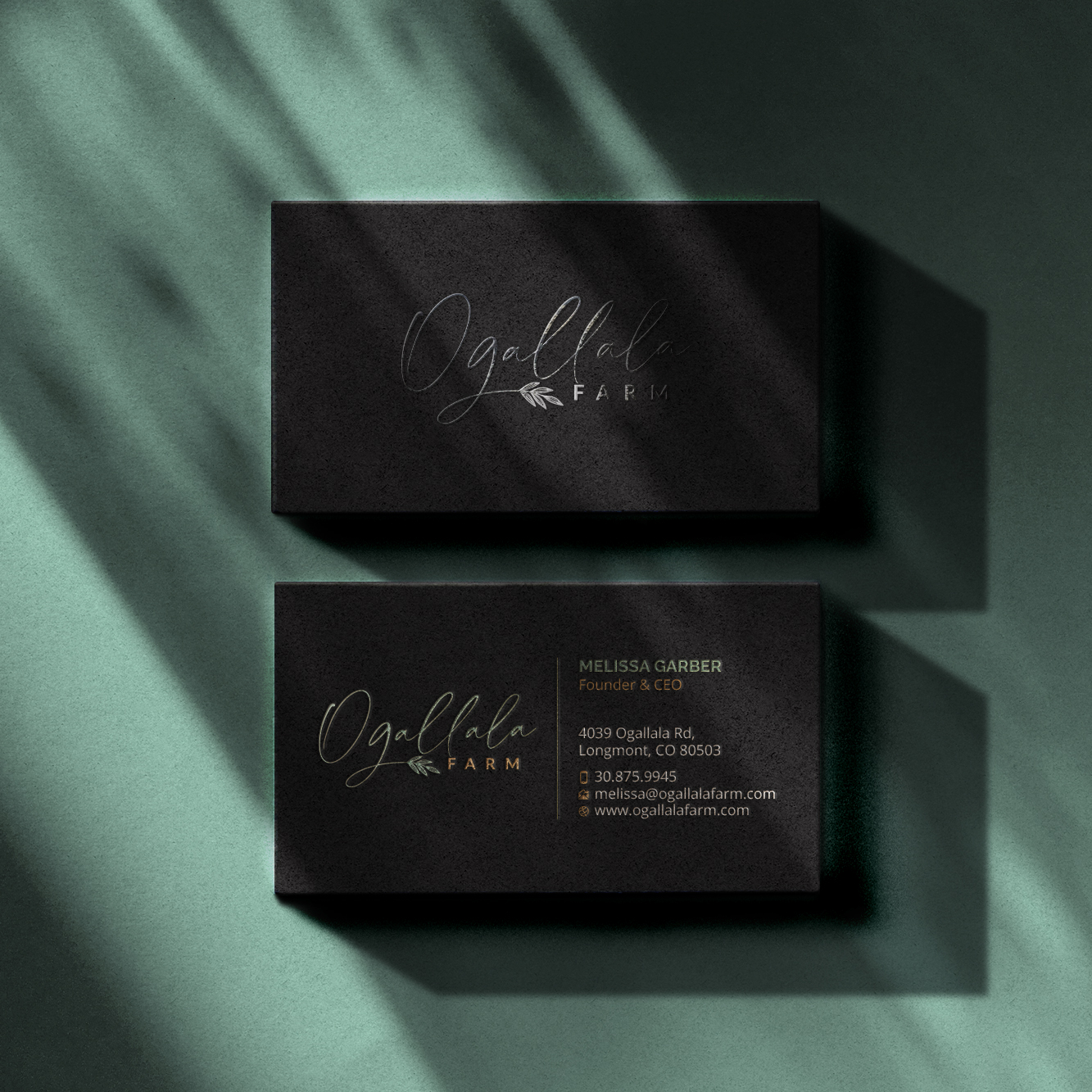 Business Card Design by R.design for Ogallala Farm, LLC | Design #29787446
