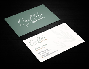 Business Card Design by R.design for Ogallala Farm, LLC | Design: #29789400