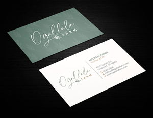Diseño de Tarjeta de Presentación por R.design para Ogallala Farm, LLC | Diseño: #29789440