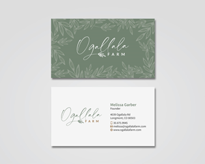 Visitenkarten-Design von MDesign für Ogallala Farm, LLC | Design #29808330