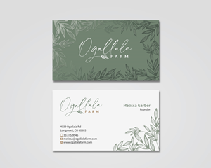Business Card Design by MDesign for Ogallala Farm, LLC | Design: #29808335