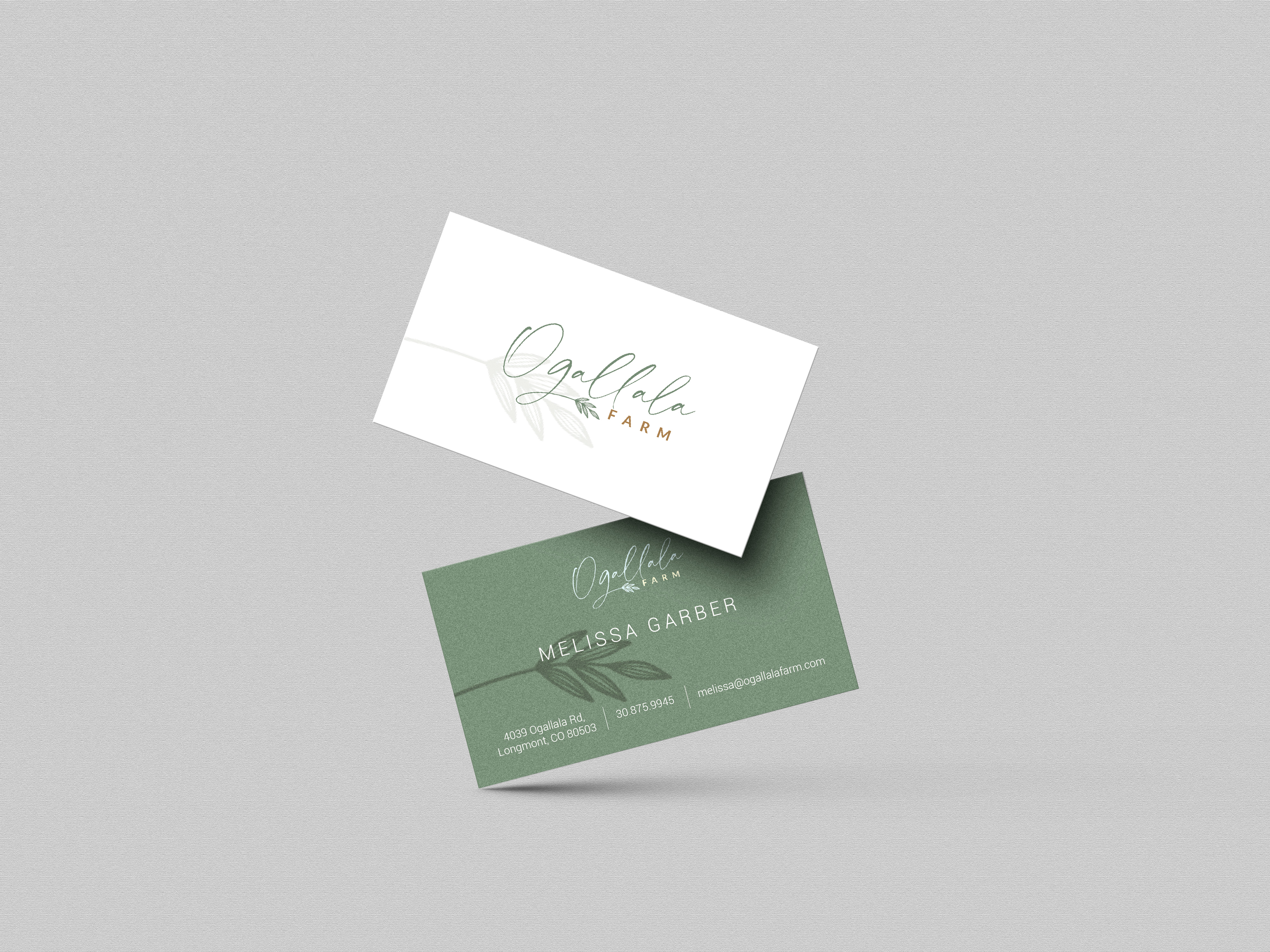 Diseño de Tarjeta de Presentación por Inventive Design para Ogallala Farm, LLC | Diseño #29787227