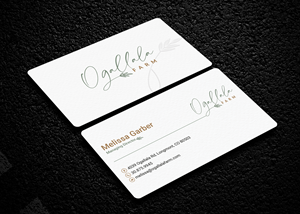 Business Card Design by Soma.Debnath for Ogallala Farm, LLC | Design: #29803863