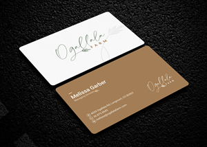Business Card Design by Soma.Debnath for Ogallala Farm, LLC | Design: #29803911