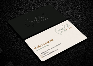 Business Card Design by Soma.Debnath for Ogallala Farm, LLC | Design: #29804079